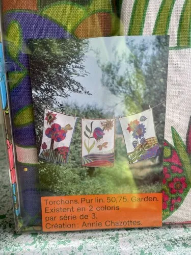 3 torchons en lin 50 cm x 75 cm neufs