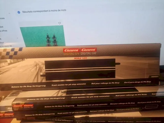 30341 Carrera GO!!! Rail Poir Rallonge De Pit Stop