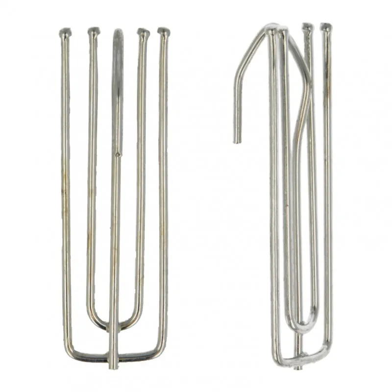 6 agrafes 4 branch 70/70 Argent -