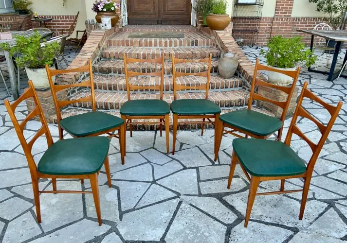 6 chaises design scandinave