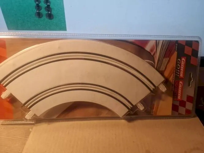 61644 Carrera GO!!! 2 Courbes 90.couleur Neige