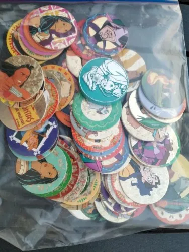 80 pogs disney mcdonald pocahontas collector