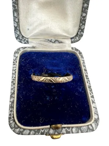 Alliance 19eme Argent Vermeil poinçon 835 Unisexe taille 58,5 FR Antic ring