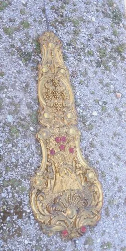 -ANCIEN BALANCIER LAITON pour HORLOGE COMTOISE MOUVEMENT COMTOIS CLOCK  D