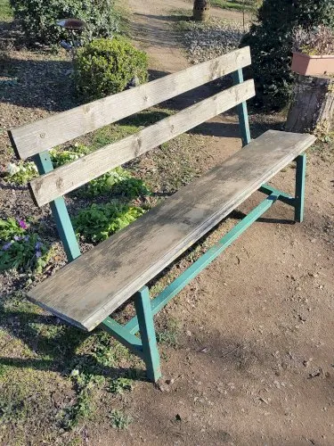 Ancien banc de jardin
