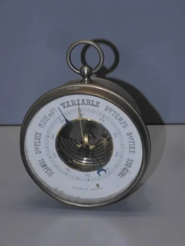-ANCIEN BAROMETRE ANEROÏDE à POSER /SUSPENDRE SANS MARQUE APPARENTE COLLECTION D