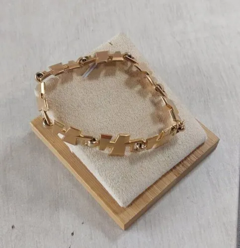 Ancien bracelet en plaqué or, Butsch, vintage