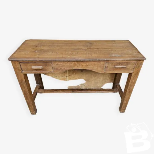 Ancien bureau - console en teck birman