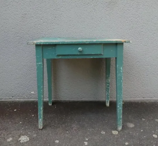 ancien bureau table dappoint en bois vintage