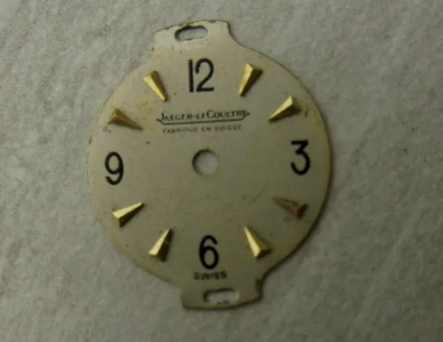 Ancien cadran de montre, Jaeger Lecoultre