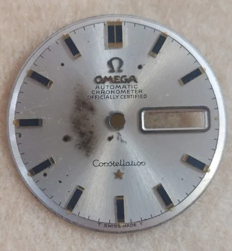 Ancien cadran de montre, Omega Automatic Chronometer Constellation