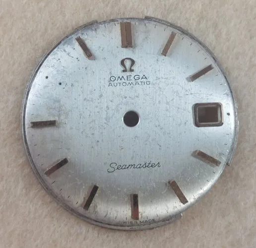 Ancien cadran de montre, Omega Automatic Seamaster