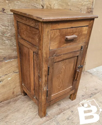 Ancien chevet en teck birman