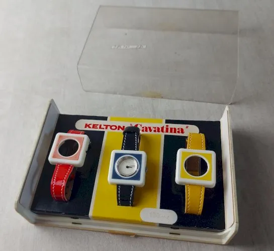 Ancien coffret de montre + boitiers, Kelton Cavatina, pour femme, vintage