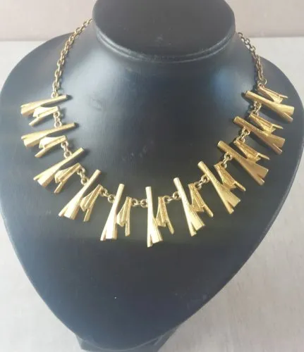 Ancien collier en métal doré, Dolce Vita