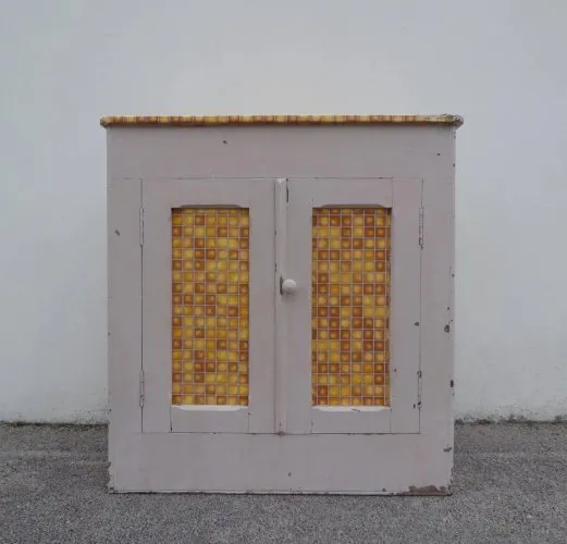 ancien confiturier en bois massif