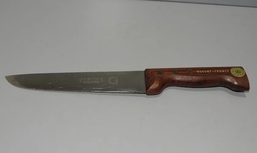 - ANCIEN COUTEAU DE BOUCHER NOGENT FRANCE PERNOT SUPP MATCH STAINLESS NOGENT D