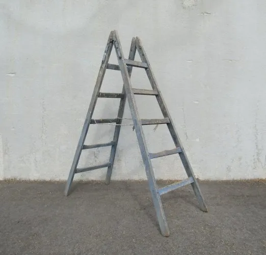 ancien escabeau de peintre vintage