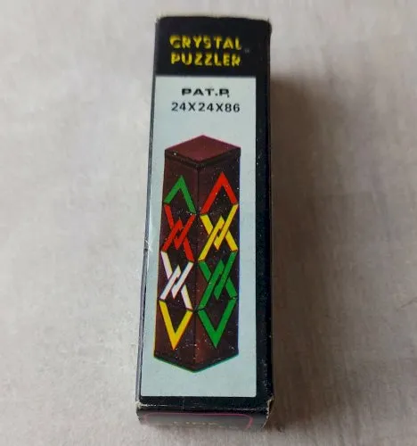 Ancien grand porte clé / Key Chain vintage, jeu Link Puzzler / chainon manquant