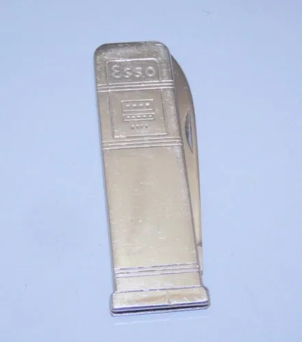 -ANCIEN JOLI PETIT COUTEAU INOX PUBLICITAIRE CADEAU ESSO COLLECTION VITRINE D