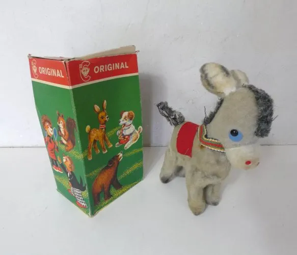 ancien jouet mécanique ane