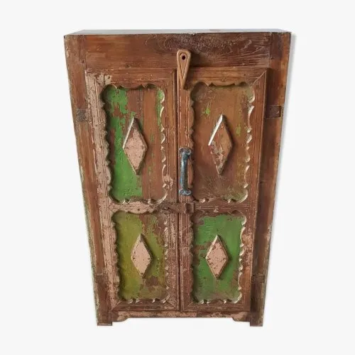 Ancien meuble d’appoint en teck