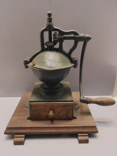 -ANCIEN MOULIN de COMPTOIR PEUGEOT N° 2 Fixé/PLANCHE COLLECTION Déco CUISINE D