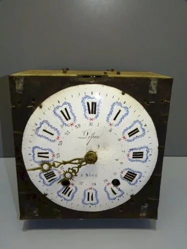 -ANCIEN MOUVEMENT HORLOGE COMTOISE POUR PIECES OU A RESTAURER SONNERIE GONG