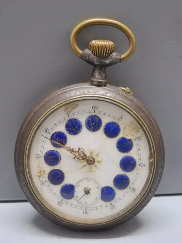 -ANCIEN REGULATEUR MONTRE GOUSSET ANCIENNE SANS MARQUE VISIBLE COLLECTION D