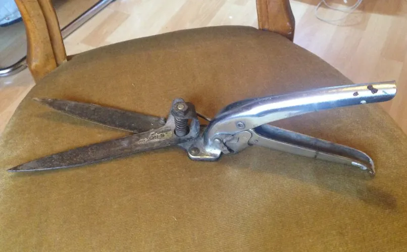 ancien secateur cisaille outil de taille marque STANLEY made in USA