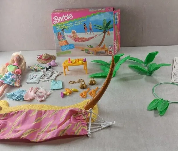 Ancienne Barbie Hawaii, Hamac, Mattel, ref. 5702, vintage