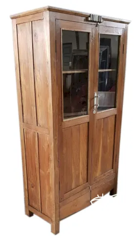 Ancienne bibliothèque en teck