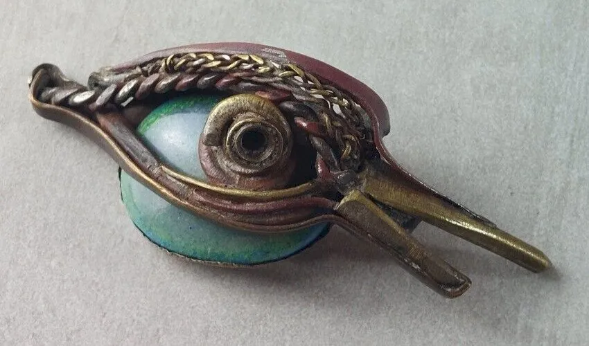 Ancienne broche artisanale / créateur