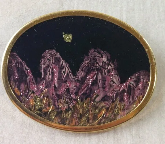 Ancienne broche Uhlig, vintage