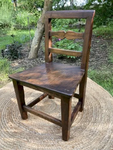 Ancienne chaise enfant en bois