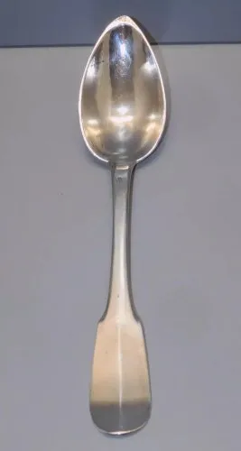 -ANCIENNE CUILLERE ARGENT Poinçon MINERVE 1er Titre Mongrammée EC Chiffrée 3 D