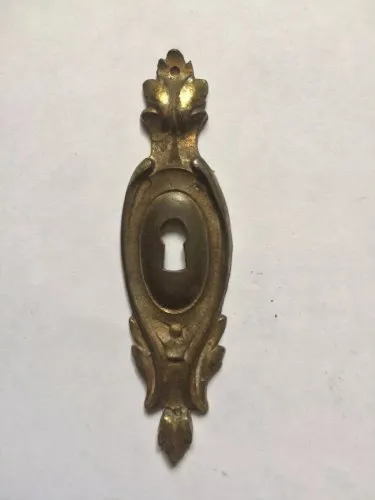 ancienne entree de serrure en bronze hauteur 95 mm (2 disponibles)