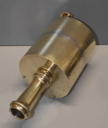 -ANCIENNE EQUERRE de GEOMETRE ARPENTEUR PANTOMETRE EN LAITON OUTIL ANCIEN  D