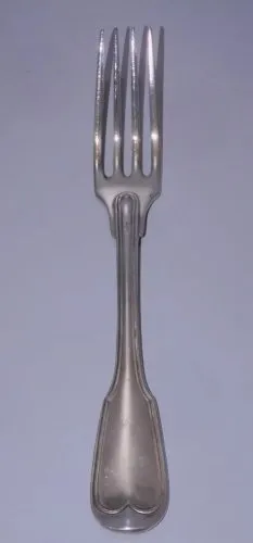 -ANCIENNE FOURCHETTE ARGENT MODELE FILET Poinçon MINERVE 1er Titre COLLECTION D