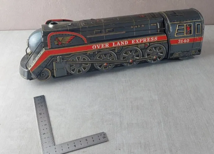 Ancienne locomotive en tôle, Overland Express, 3140, Modern Toys