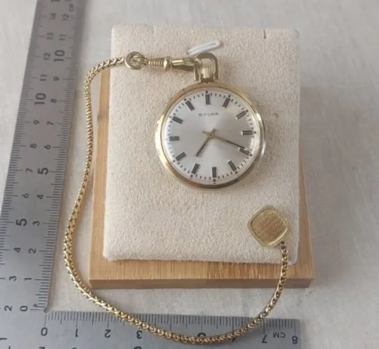 Ancienne montre gousset de poche, mécanique, Bifora