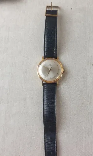 Ancienne montre mécanique Comet en plaqué or, 17 rubis, vintage