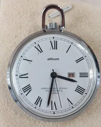 Ancienne montre mécanique de poche / gousset, Althuon