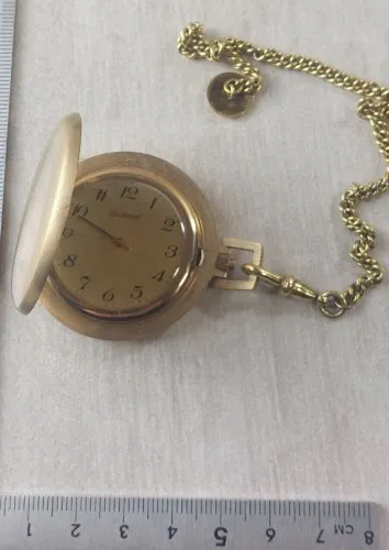 Ancienne montre mécanique gousset avec chaîne, Exponent