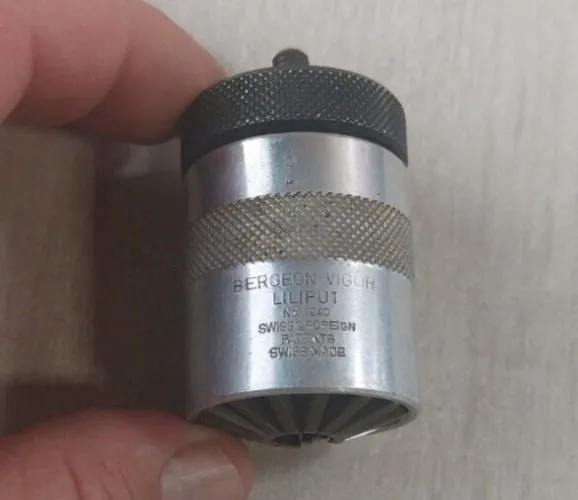 Ancienne pince à verre / outil, pour montre, Bergeon Vigor 4940