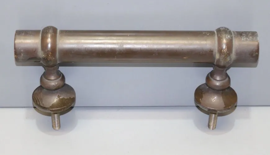 -ANCIENNE POIGNEE de PORTE D'ENTREE en BRONZE bâton de maréchal jus Grenier D