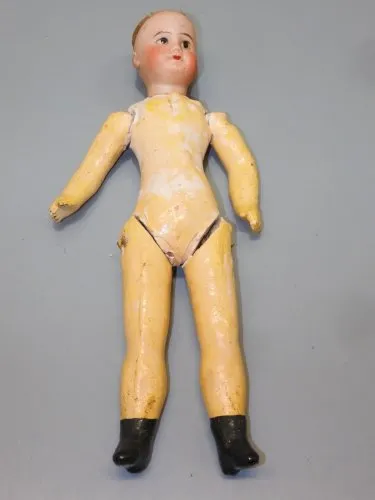 -ANCIENNE POUPEE SFBJ 60 PARIS 13/0 TETE PORCELAINE YEUX PEINTS jouet ancien D