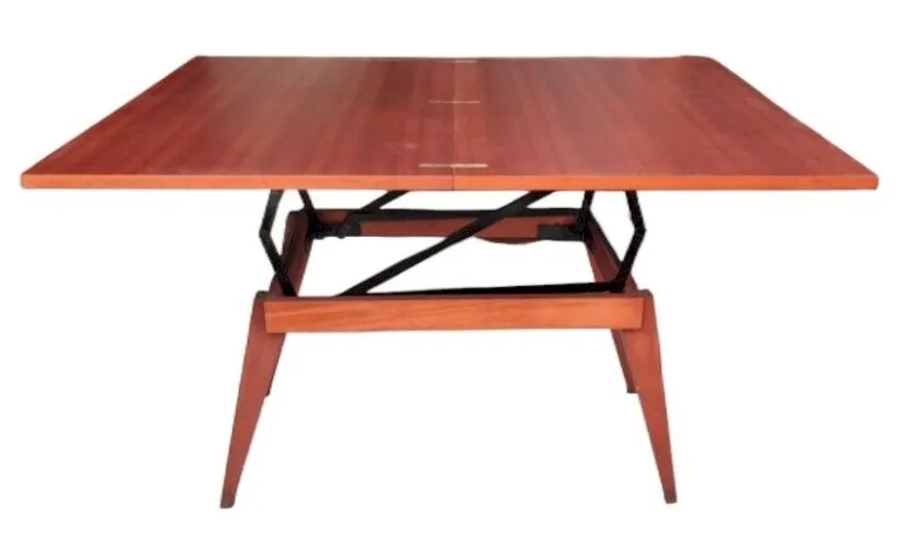 Ancienne Table À Système Portefeuille Vintage Design Table Basse/Années 1950/60