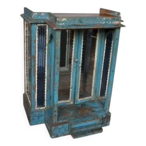 Ancienne vitrine art déco en teck