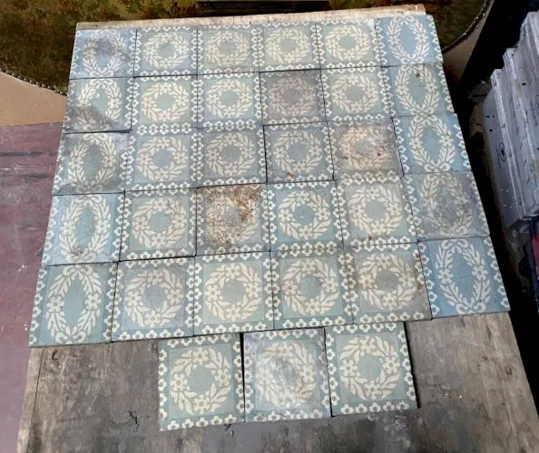 Anciens carreaux de ciment des années 1920